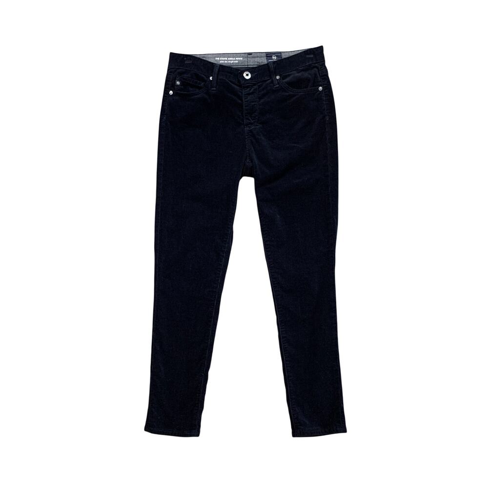 Adriano Goldschmied Jeans Womens 25P Petite Navy The Stevie Ankle Slim Straight